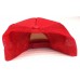 Vintage 198090's"Oklahoma"Red Trucker Flat Bill Snap Back Mesh Back Cap Hat(A1)  eb-81418511
